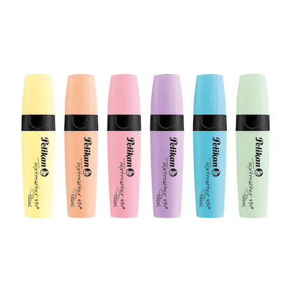 Artikelbild für Pelikan 490 Textmarker farbsortiert, 6 St., Artikelnummer 360162