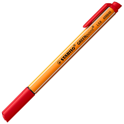 Artikelbild für STABILO GREENpoint Filzstift rot, 1 St., Artikelnummer 466565