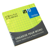 Artikelbild 1 für inFO Haftnotizen 5654-33-K grün, 1 Block, Artikelnummer 589162