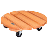 Artikelbild 1 für WAGNER® design yourself Pflanzenroller TOSCANA GH 0163 Holz, Ø 38,0 cm hellbraun rund, 1 St., Artikelnummer 420437