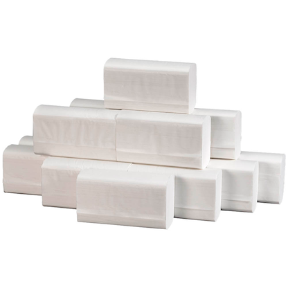 Artikelbild 3 für FRIPA Papierhandtücher 4052107 Comfort Zick-Zack-Falzung 2-lagig 2.250 Tücher, Artikelnummer 532618