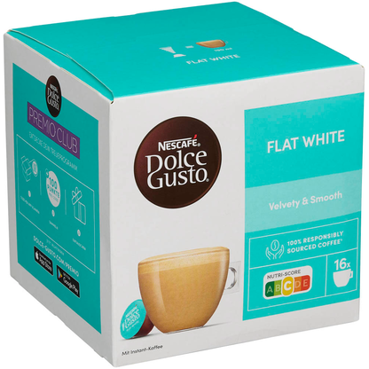 Artikelbild 3 für NESCAFÉ DOLCE GUSTO® Flat White Velvety & Smooth Kaffeekapseln, mild, 16 Stück, Artikelnummer 612863