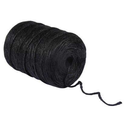 Artikelbild für Rayher Garn Jute rauh schwarz 3,5 mm x 280,0 m, Artikelnummer 686453