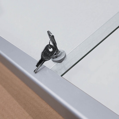 Artikelbild 5 für FRANKEN Schaukasten PRO silber 21x DIN A4 161,5 x 4,6 x 99,0 cm, 1 St., Artikelnummer 534875