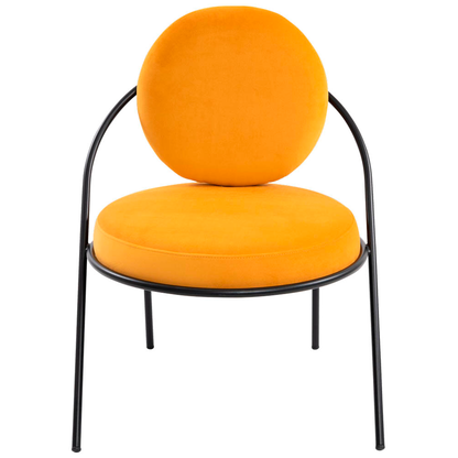 Artikelbild 4 für meet powered by PAPERFLOW Sessel SATURNE safran schwarz Stoff 70,0 x 73,0 x 88,0 cm, 2 St., Artikelnummer 230746