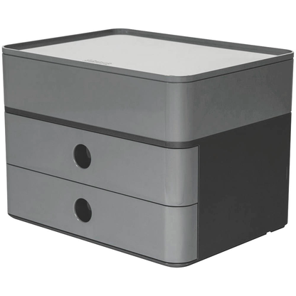 Artikelbild 2 für HAN Schubladenbox Smart Box plus ALLISON granite grey 1100-19D, DIN A5 mit 3 Schubladen, 1 St., Artikelnummer 668432