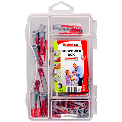 Artikelbild für fischer DuoPower-Box mini 2K 553109 Universaldübel-Sortiment, 85-teilig, Artikelnummer 480198