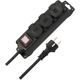 Artikelbild 1 für brennenstuhl 3-fach Steckdosenleiste mit Schalter 3,0 m schwarz, Artikelnummer 734307