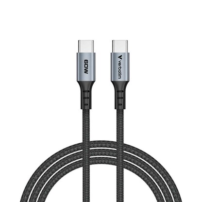 Artikelbild für verbatim Sync & Charge Ladekabel schwarz, Kabellänge: 1,2 m, 60 W, Artikelnummer 737856