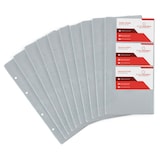 Artikelbild 1 für EICHNER Visitenkartenhüllen schmal DIN A5 transparent glatt, 10 St., Artikelnummer 701124