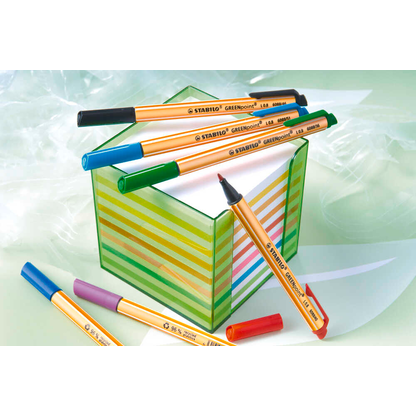 Artikelbild 3 für STABILO GREENpoint Filzstifte farbsortiert, 4 St., Artikelnummer 466581