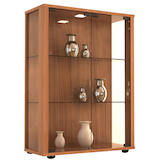 Artikelbild 1 für VCM my home Sintalo Vitrine buche 2 Fachböden mit Beleuchtung, Artikelnummer 781411