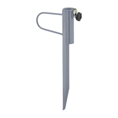 Artikelbild für relaxdays Bodendübel für Sonnenschirm grau, Stahl, Artikelnummer 999593