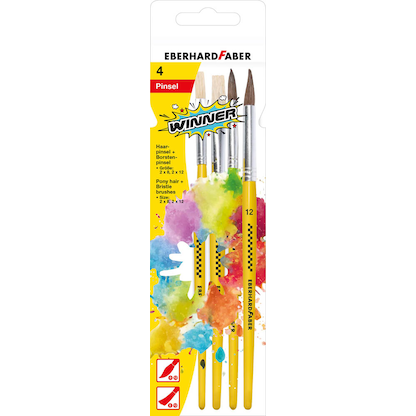 Artikelbild für EBERHARD FABER Pinsel-Set Größe 8, 12, 4-teilig, Artikelnummer 274447