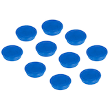 Artikelbild 1 für FRANKEN Haftmagnet Magnete blau, Kunststoff Ø 3,2 x 0,7 cm, 10 St., Artikelnummer 530749