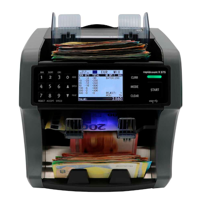 Artikelbild für ratiotec Banknotenzähler rapidcount X 575, 1 St., Artikelnummer 794147