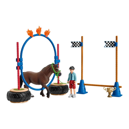 Artikelbild 5 für Schleich® Farm World 42482 Pony Agility Rennen Spielfiguren-Set, Artikelnummer 998617