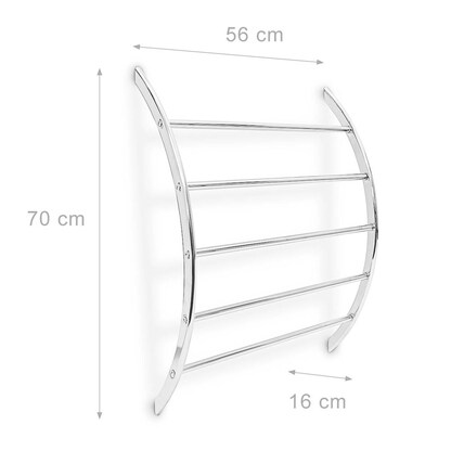 Artikelbild 4 für relaxdays Handtuchhalter chrom, 1 St., Artikelnummer 393147