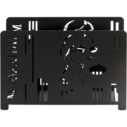 Artikelbild 4 für HAKU Möbel Zeitungsständer 25567 schwarz Metall, DIN A4 quer, Artikelnummer 852259