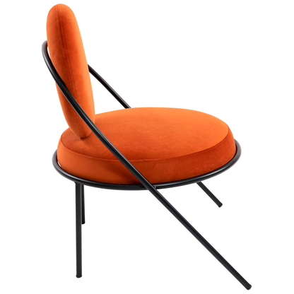 Artikelbild 3 für meet powered by PAPERFLOW Sessel SATURNE rost schwarz Stoff 70,0 x 73,0 x 88,0 cm, 2 St., Artikelnummer 230647