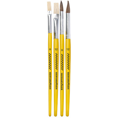 Artikelbild 2 für EBERHARD FABER Pinsel-Set Größe 8, 12, 4-teilig, Artikelnummer 274447
