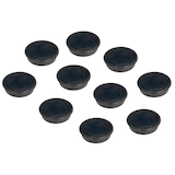 Artikelbild 1 für FRANKEN Haftmagnet Magnete schwarz, Kunststoff Ø 3,2 x 0,7 cm, 10 St., Artikelnummer 530764