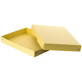 Artikelbild 1 für FALKEN PURE Aufbewahrungsbox 500 Blatt pastellgelb 24,0 x 32,0 x 4,0 cm, 1 St., Artikelnummer 718249