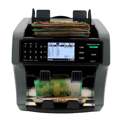 Artikelbild 2 für ratiotec Banknotenzähler rapidcount X 575, 1 St., Artikelnummer 794147