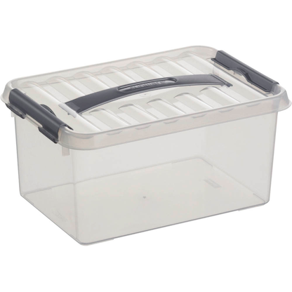 Artikelbild für sunware Q-line Aufbewahrungsbox 6,0 l transparent 30,0 x 20,0 x 14,0 cm, 1 St., Artikelnummer 145685