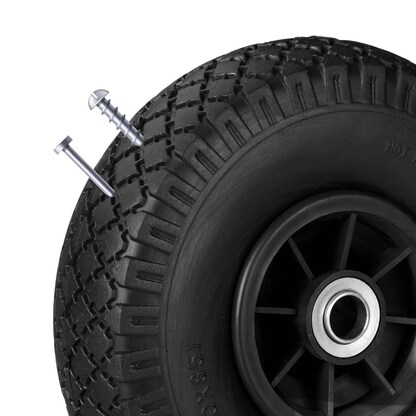 Artikelbild 5 für relaxdays Sackkarrenräder luftbereift schwarz Vollgummi Felgen, Achse 2,0 cm, Artikelnummer 452124