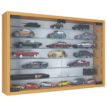 Artikelbild für VCM my home Mandosa XL Hängevitrine buche 6 Fachböden, Artikelnummer 911807