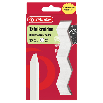 Artikelbild für herlitz Kreide weiß 12 St., Artikelnummer 360392