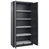 Artikelbild 1 für CP Stahlschrank C 2000 Acurado 092600-000 S10008 schwarzgrau 4 Fachböden 93,0 x 40,0 x 195,0 cm, aufgebaut, 1 St., Artikelnummer 360809