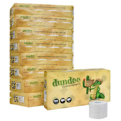 Artikelbild für dundee Toilettenpapier 3-lagig, 72 Rollen, Artikelnummer 263556