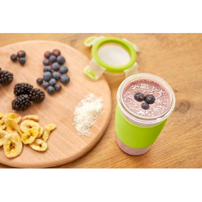 Artikelbild 3 für emsa Smoothie-Becher CLIP & GO transparent/grün, 1 St., Artikelnummer 477186