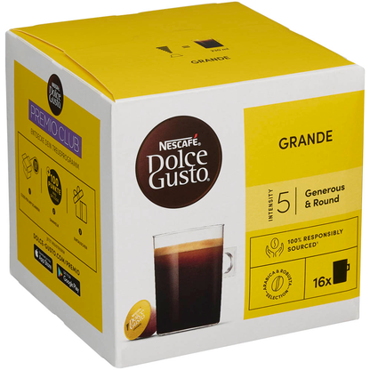 Artikelbild 4 für NESCAFÉ DOLCE GUSTO® Grande Generous & Round Kaffeekapseln, mild, 16 Stück, Artikelnummer 613352