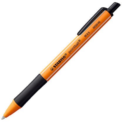 Artikelbild für STABILO Kugelschreiber pointball orange, Schreibfarbe: schwarz, 1 St., Artikelnummer 107557