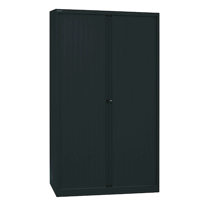 Artikelbild für BISLEY Rollladenschrank schwarz 4 Fachböden 120,0 x 43,0 x 198,0 cm, Artikelnummer 924258