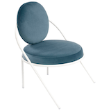 Artikelbild 1 für meet powered by PAPERFLOW Sessel SATURNE blau weiß Stoff 70,0 x 73,0 x 88,0 cm, 1 St., Artikelnummer 231429