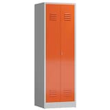 Artikelbild 1 für ClassiX Spind feuerrot, lichtgrau X-510714, 1 Schließfach 59,0 x 50,0 x 180,0 cm, Artikelnummer 186607