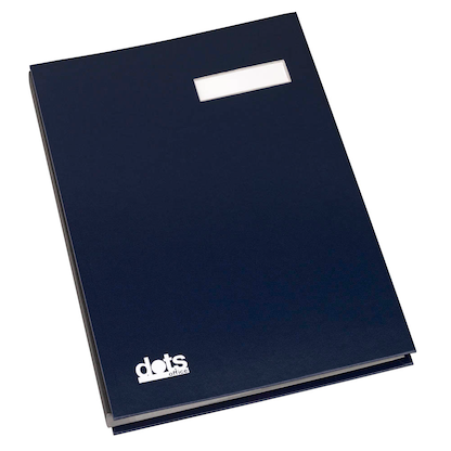 Artikelbild für dots Unterschriftenmappe 20 Fächer blau, 1 St., Artikelnummer 800029