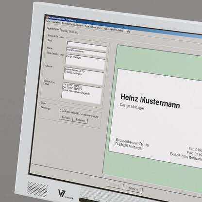 Artikelbild 4 für SIGEL Visitenkarten DP839 satiniert weiß 200 g/qm, 150 St., Artikelnummer 366617