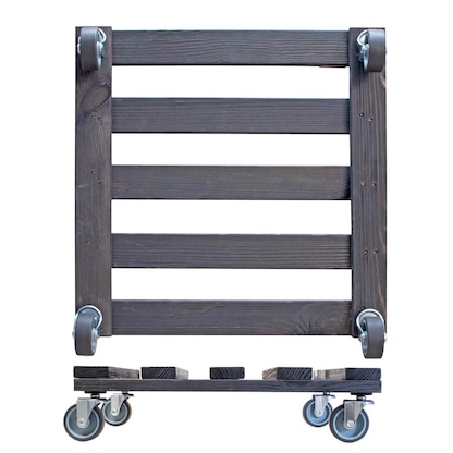 Artikelbild 4 für WAGNER® design yourself Pflanzenroller GH 0412 Holz anthrazit quadratisch 38,0 x 9,5 cm, 1 St., Artikelnummer 420107