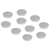 Artikelbild 1 für FRANKEN Haftmagnet Magnete grau, Kunststoff Ø 3,2 x 0,7 cm, 10 St., Artikelnummer 670218