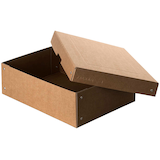 Artikelbild 1 für FALKEN PURE Aufbewahrungsbox 7,0 l braun 24,0 x 32,0 x 10,0 cm, 1 St., Artikelnummer 718279