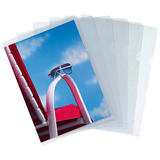 Artikelbild 1 für FALKEN Sichthüllen DIN A4 transparent genarbt 0,09 mm, 100 St., Artikelnummer 249680