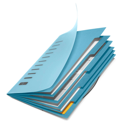 Artikelbild 2 für PAGNA Ordnungsmappe 6 Fächer blau, 1 St., Artikelnummer 460154