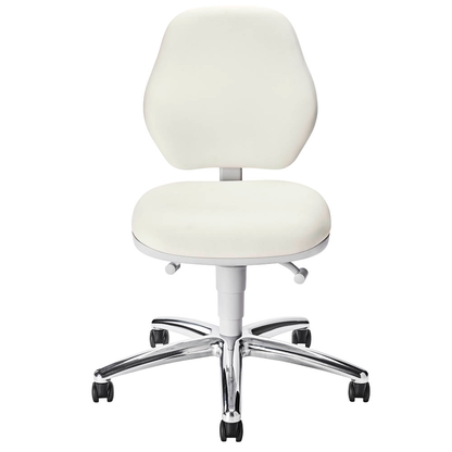 Artikelbild 3 für bimos Arbeitsdrehstuhl weiß Kunstleder, Artikelnummer 176689