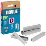 Artikelbild 1 für novus Tackerklammern 53F Flachdraht 14 mm, 600 St., Artikelnummer 348217