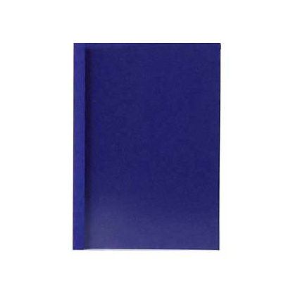 Artikelbild für LMG Thermo-Bindemappen blau Lederkarton für 5 - 15 Blatt, 50 St., Artikelnummer 376137